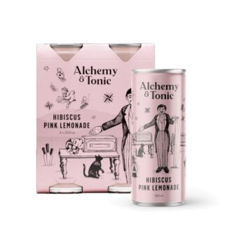 AlchemyTonic鍊⾦術-洛神花粉紅檸檬氣泡水